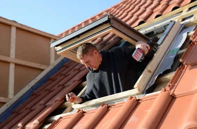 Pose de fenêtres de toit Velux à Priez